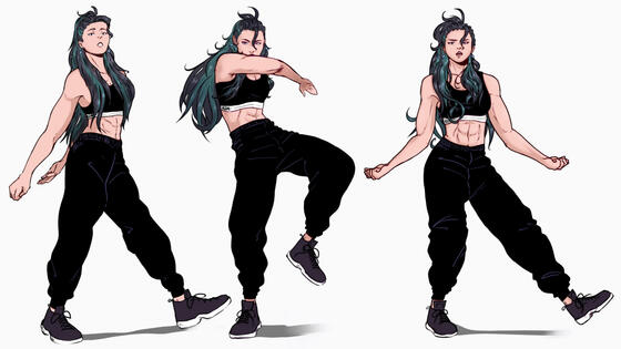 Flat Colored Full body